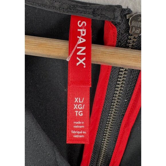 Spanx the perfect sleeveless Jumpsuit black flare slimming black sz XL - Picture 5 of 10